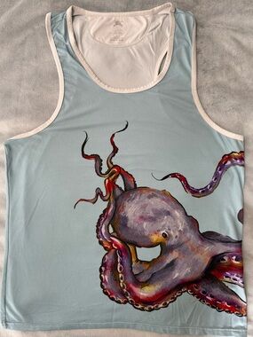 Skull & Bones men’s tank top with an octopus and skull print. Mens size large.
